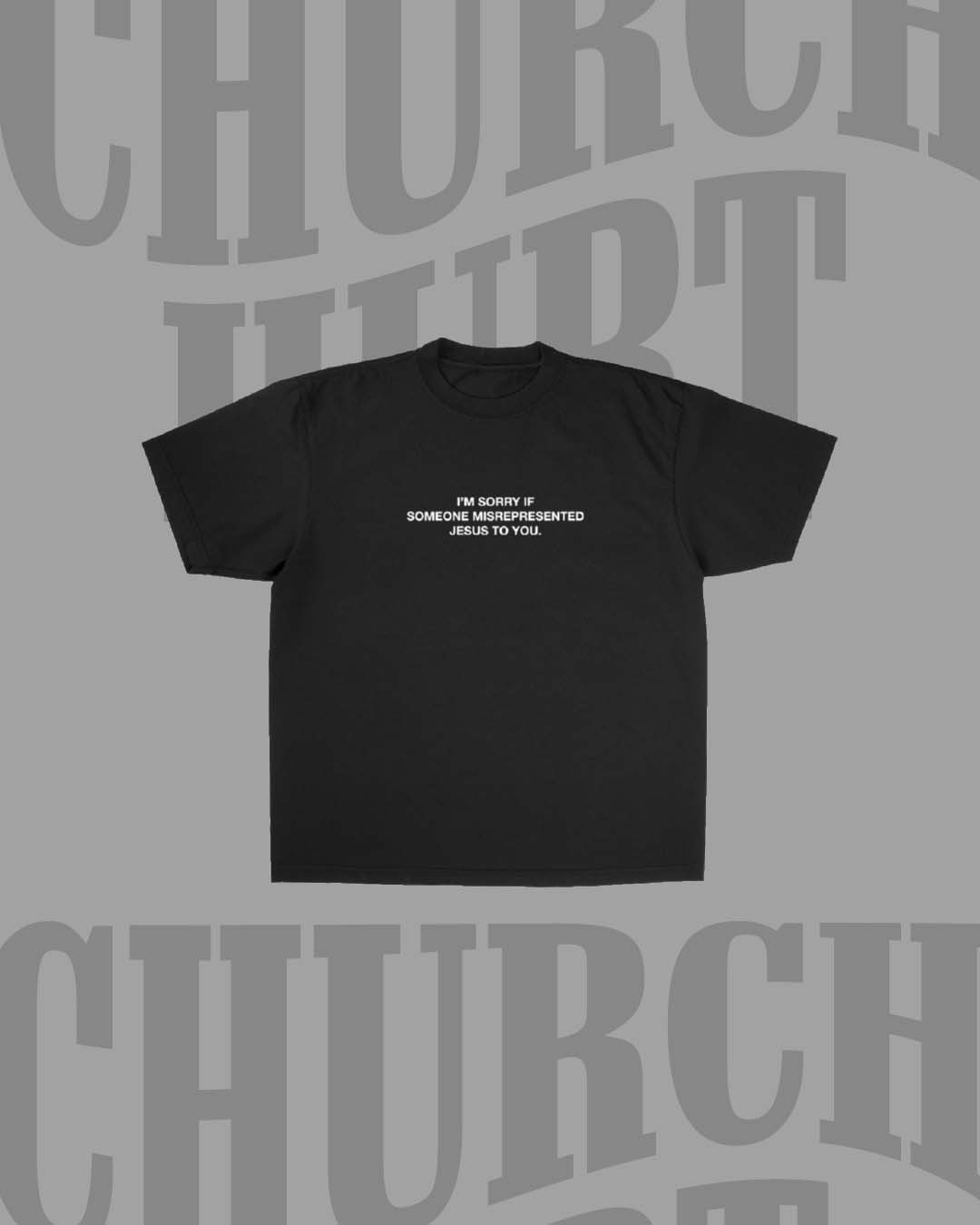 "Church Hurt Collection" || Misrepresented Tee: Black