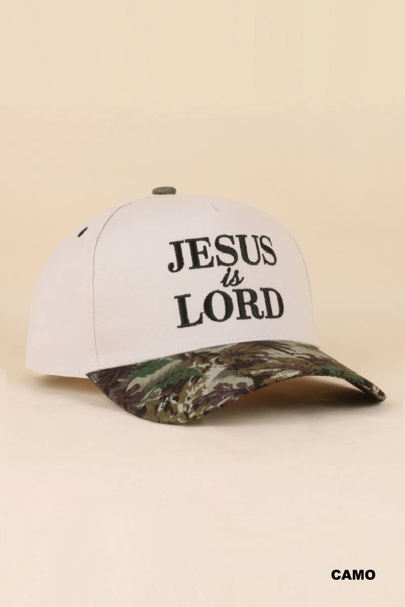 `Jesus Two Tone Cotton Cap: LEOPARD-192519 / OS