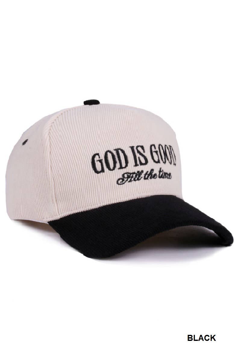`Two Tone Corduroy Cap : LEOPARD-190227 / OS