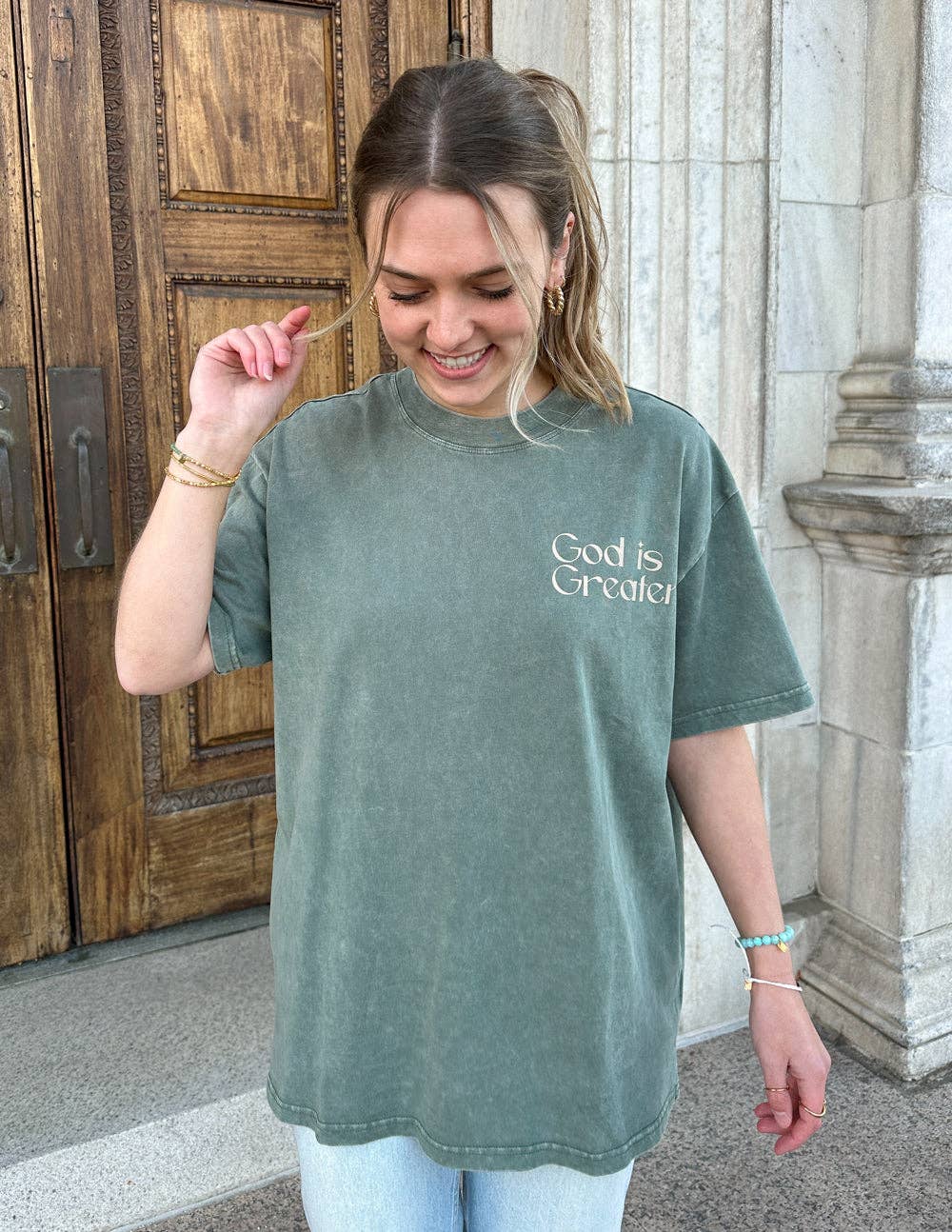 God Is Greater Unisex Tee: M