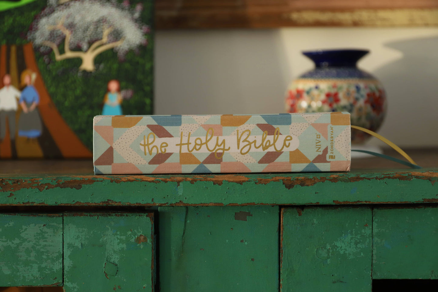 NIV, Artisan Collection Bible, Cloth over Board, Multi-Color