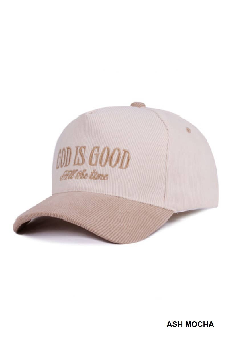 `Two Tone Corduroy Cap : LEOPARD-190227 / OS