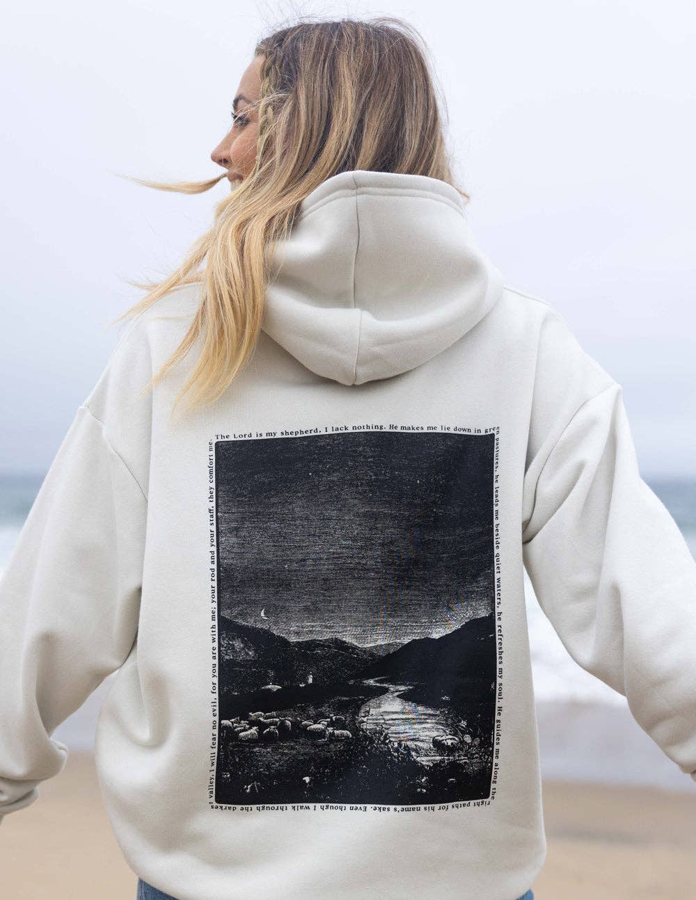 Psalm 23 Unisex Hoodie: M
