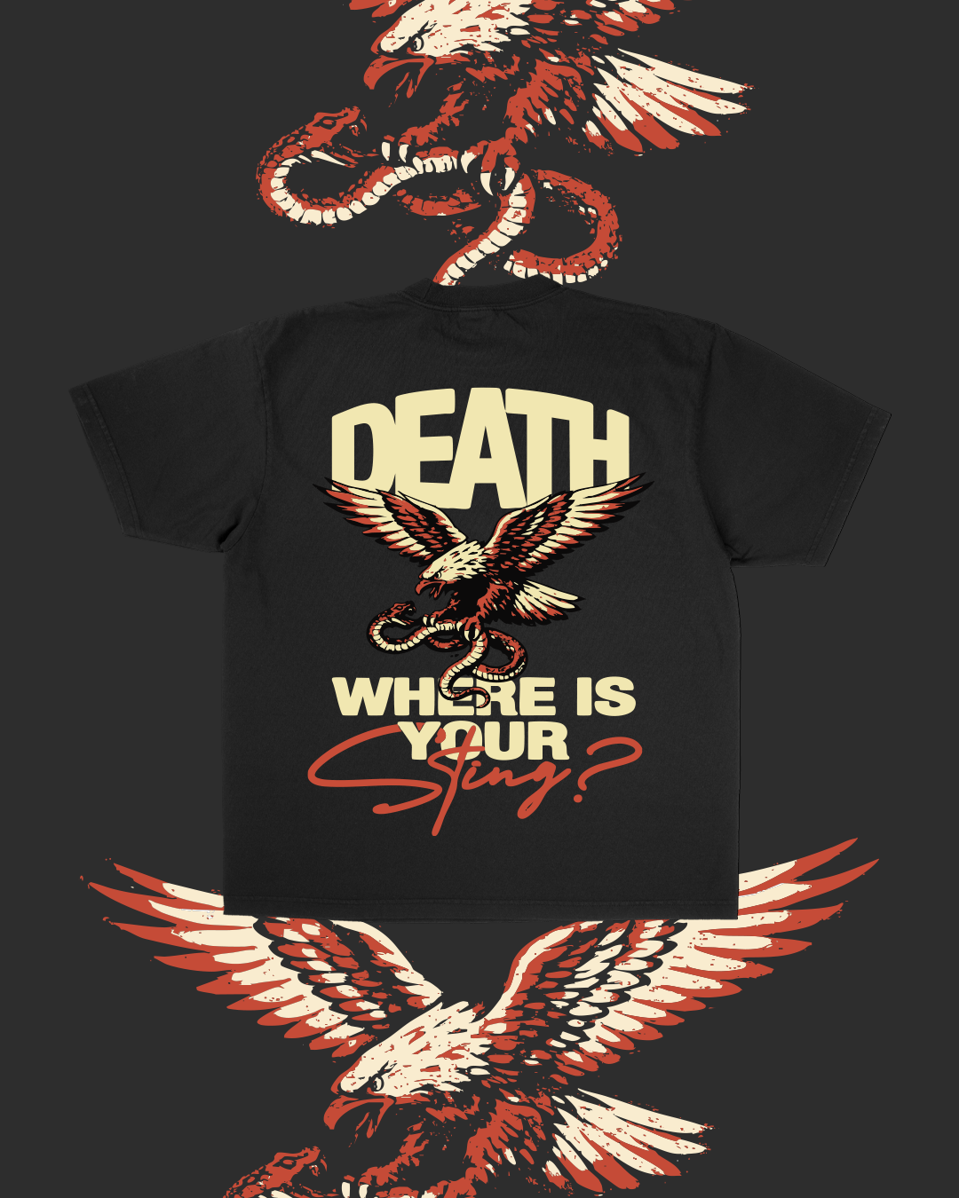 NEW || "Death, Where Is Your Sting" Tee: L