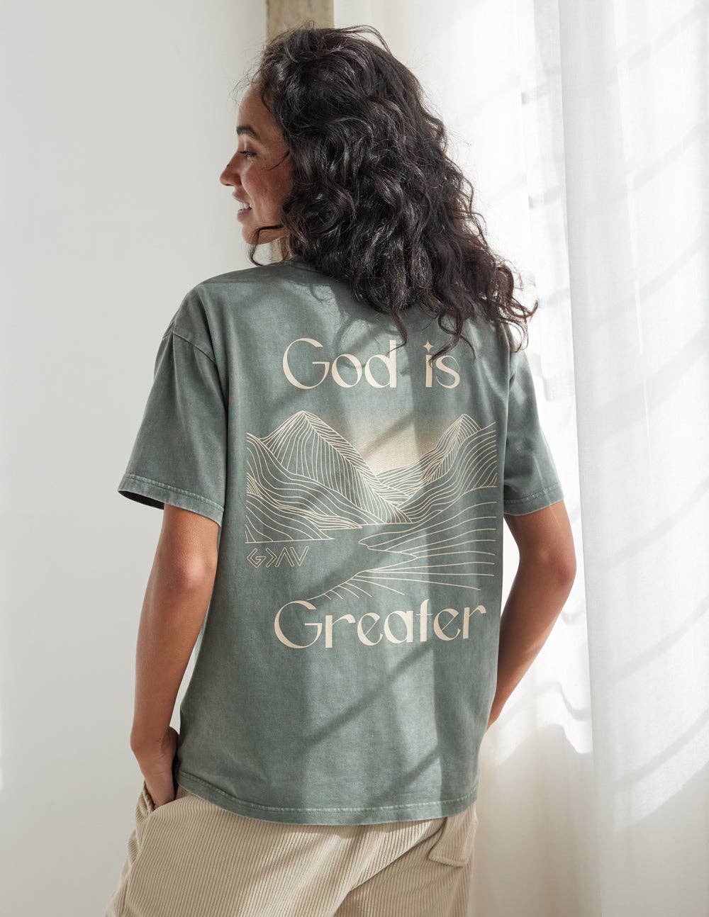 God Is Greater Unisex Tee: S