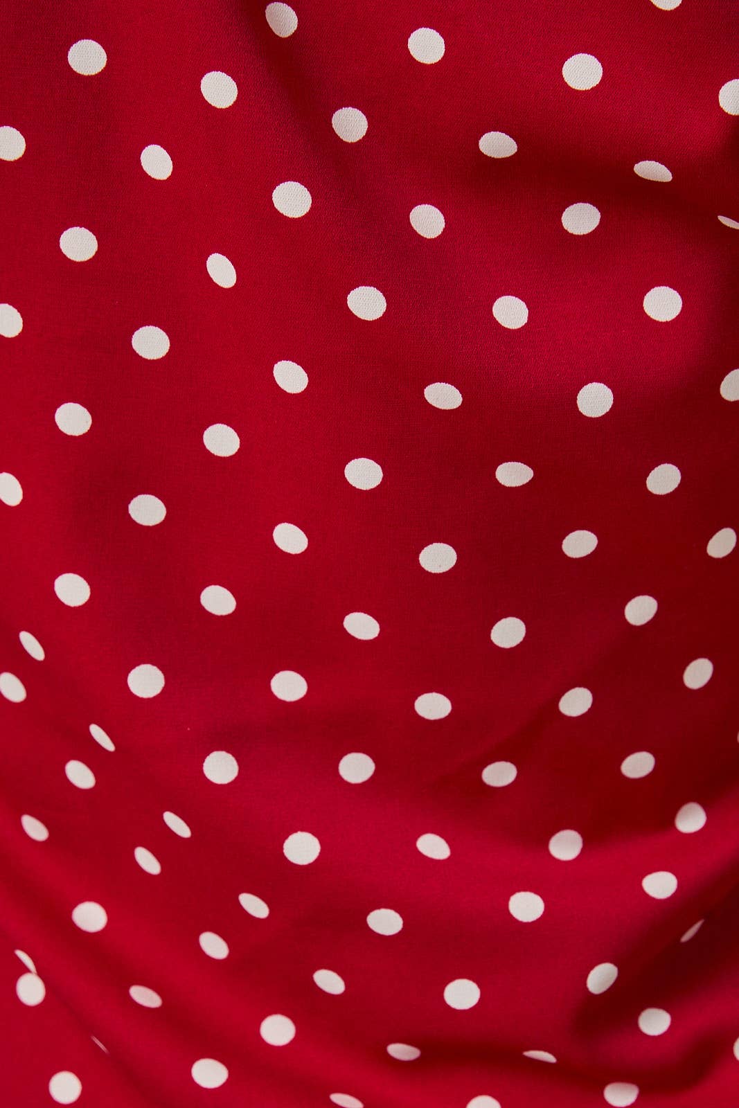 Hannah OFF SHOULDER SIDE TIE POLKA DOT TOP: WHITE-BLACK DOT / L
