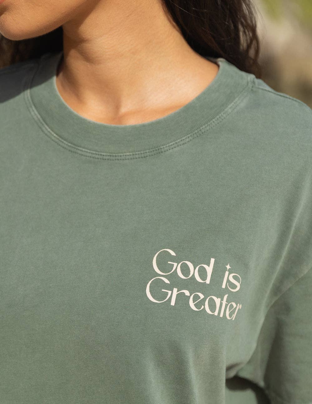 God Is Greater Unisex Tee: M