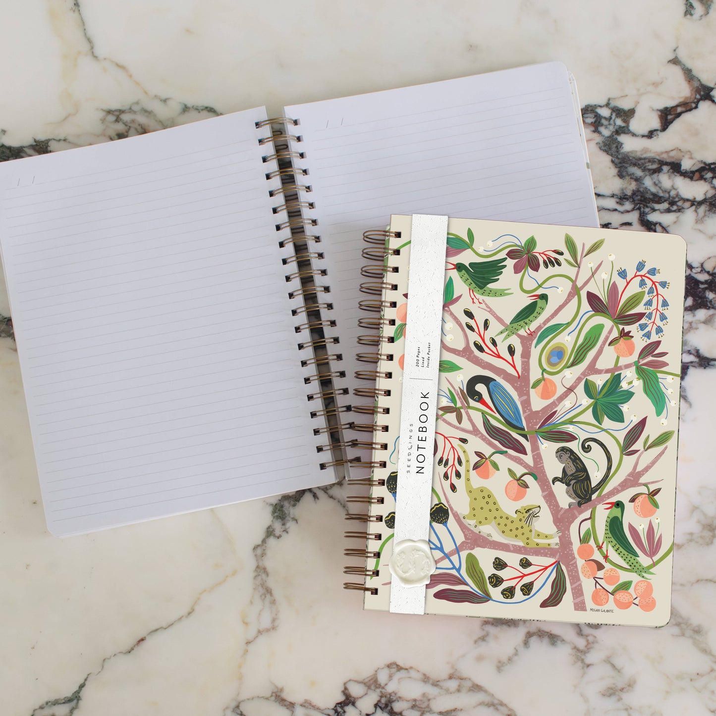 Menagerie Seedlings Big 8.5" x 11" Notebook