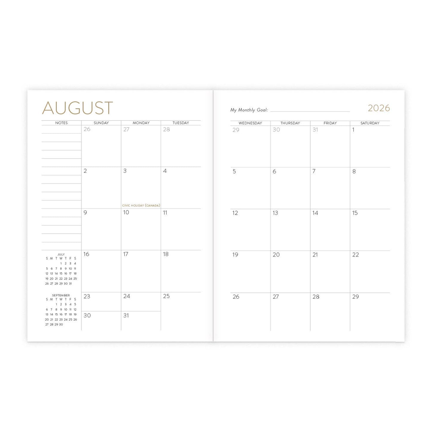 2026 - 2027 Sardines - Seedlings On the Go Planner