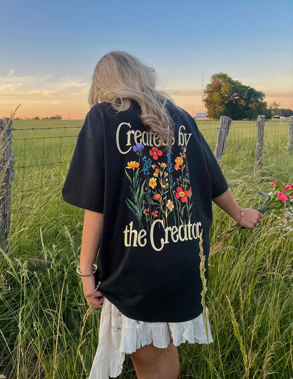Created by the Creator Unisex Tee: L