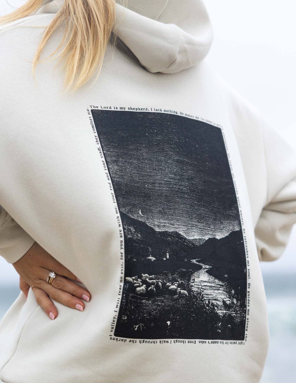 Psalm 23 Unisex Hoodie: M