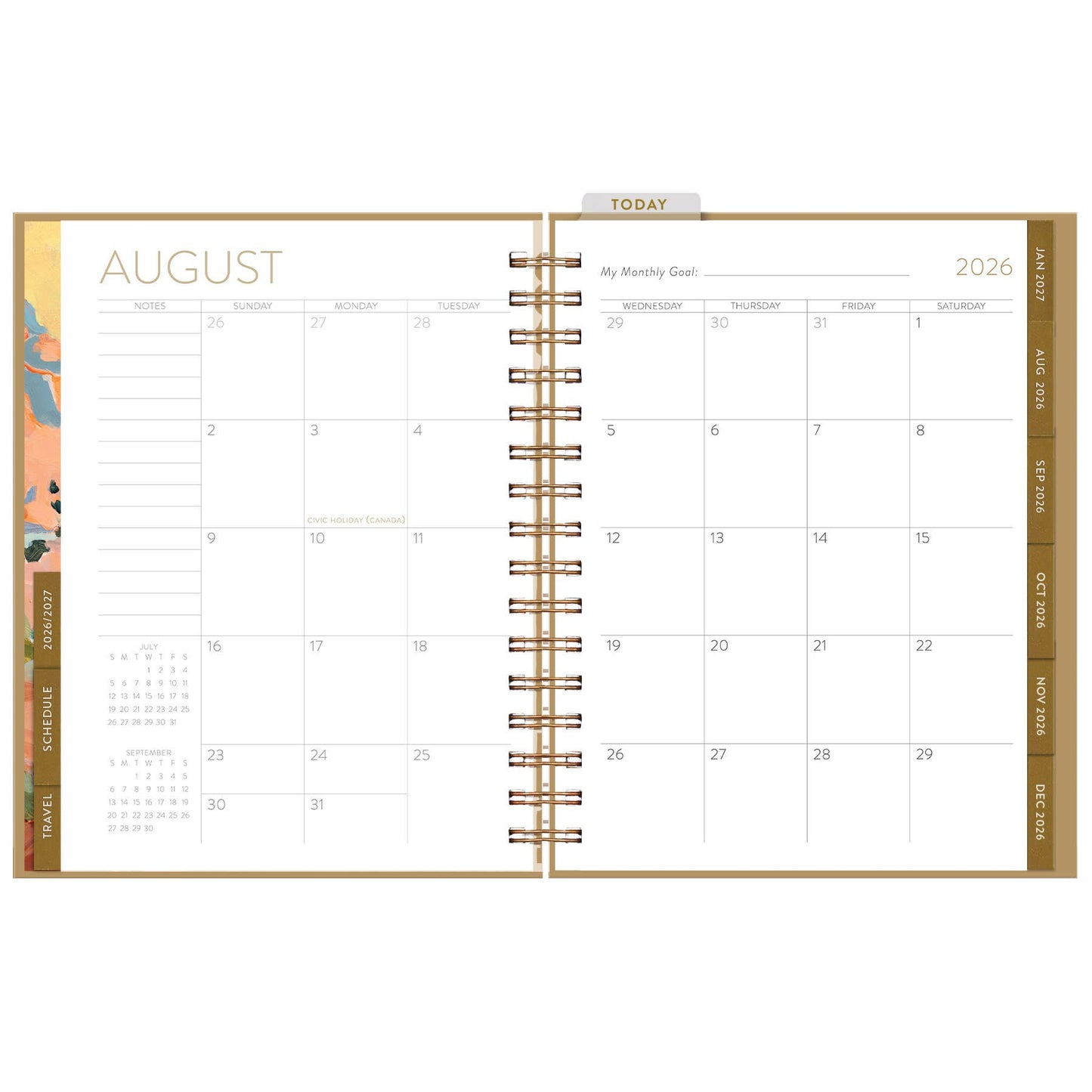2026-2027 Shadow Rocks Seedlings 17 Month Planner