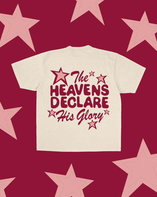 "Heavens Declare His Glory" Tee || Desert Dune: M
