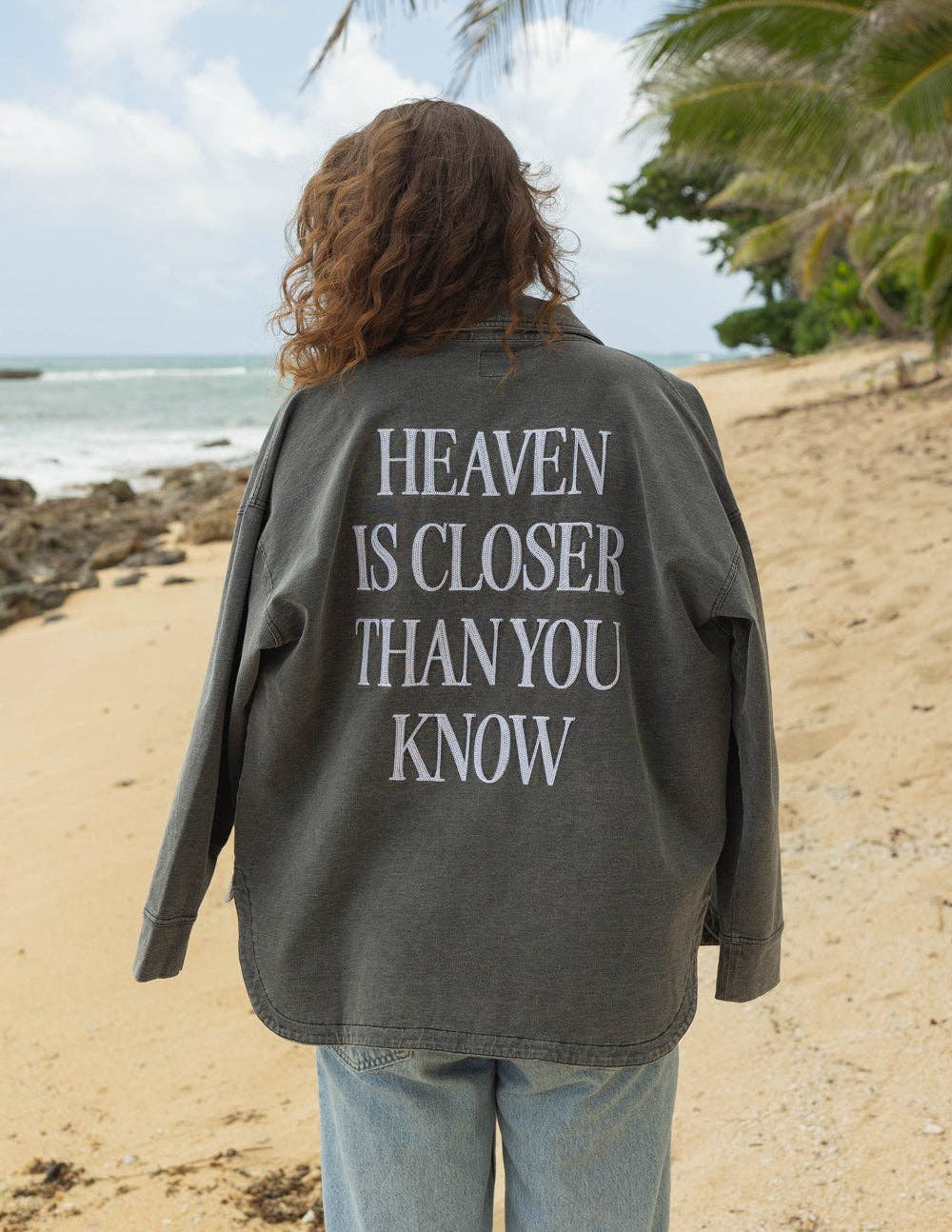 Heaven Is Closer Shacket: L