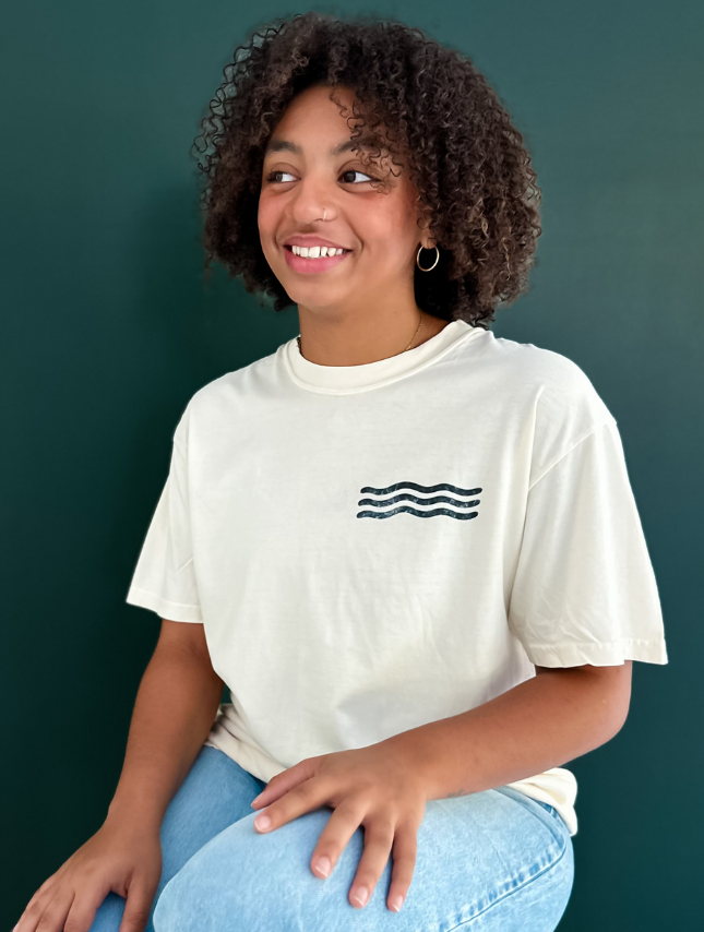 Be Still - Fall Edition Tee: Ivory / S