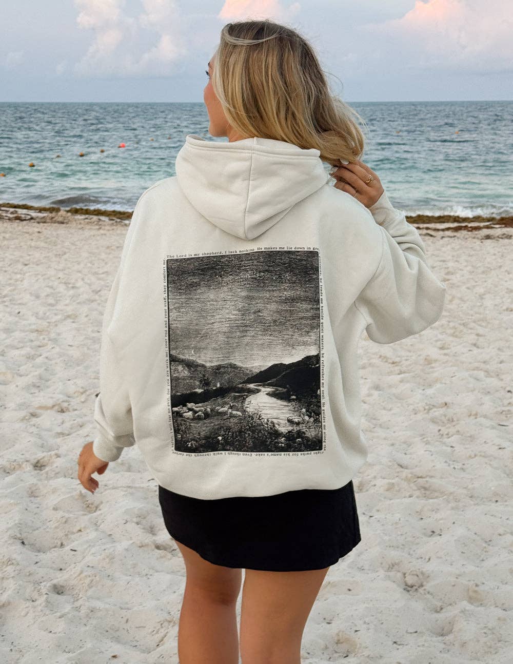 Psalm 23 Unisex Hoodie: M