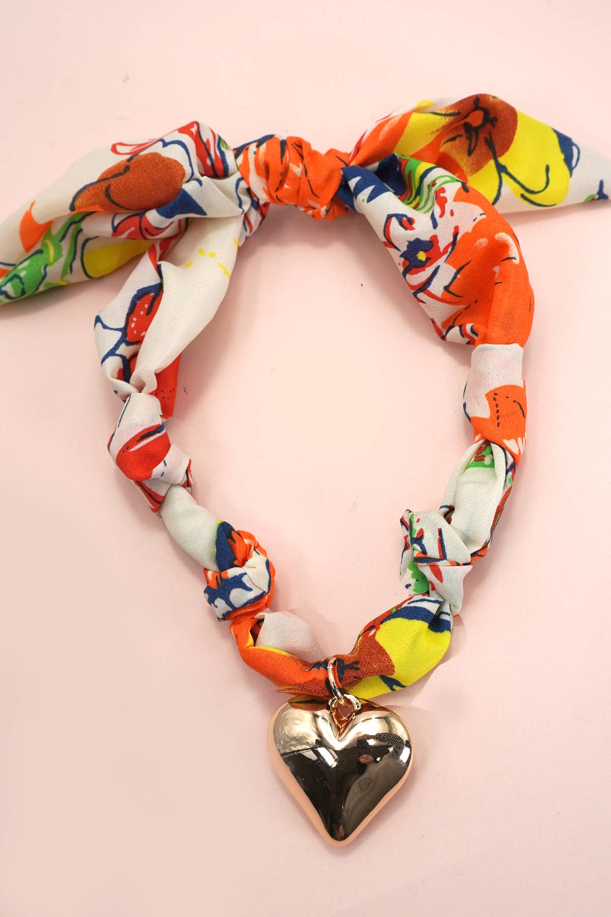 HANDMADE SCARF CHARM NECKLACE | 80N91790: A