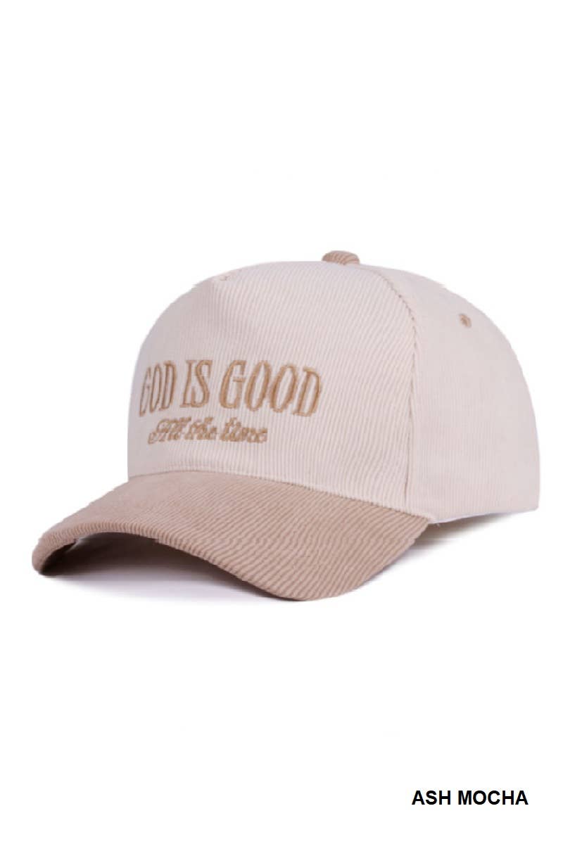 `Two Tone Corduroy Cap : LEOPARD-190227 / OS