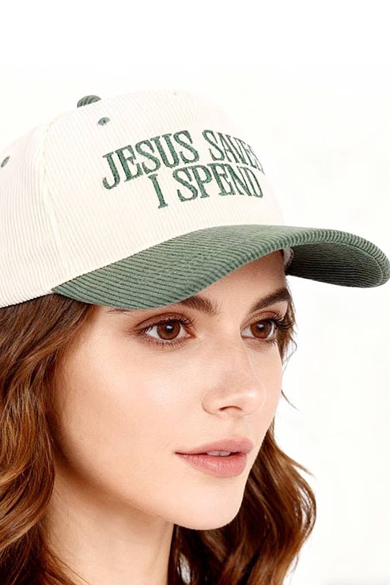 `Two Tone Corduroy Cap : LEOPARD-190227 / OS