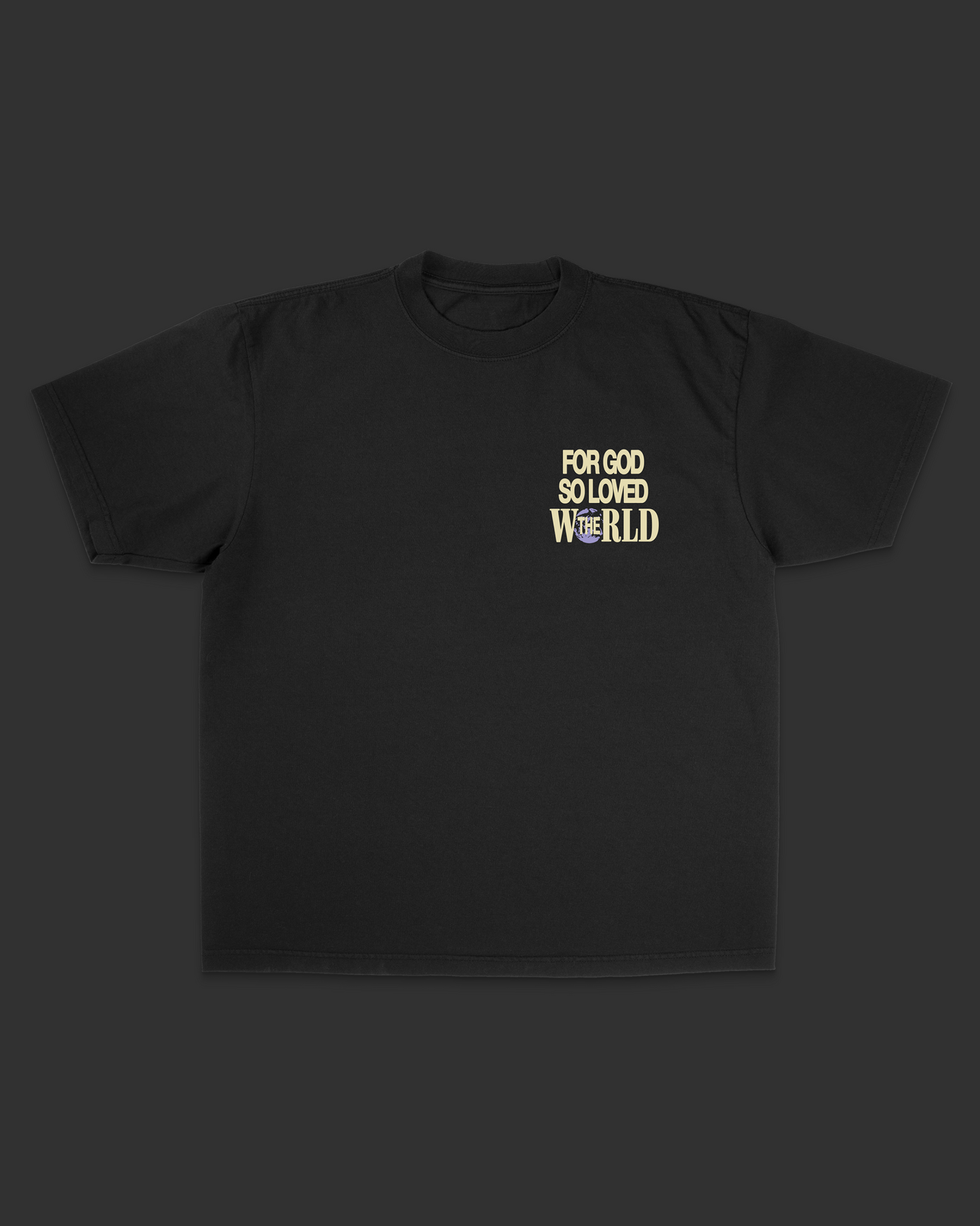 "For God So Loved The World" Tee: 2X