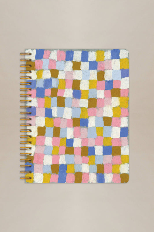 Pastel Weave Seedlings Big 8.5" x 11" Notebook