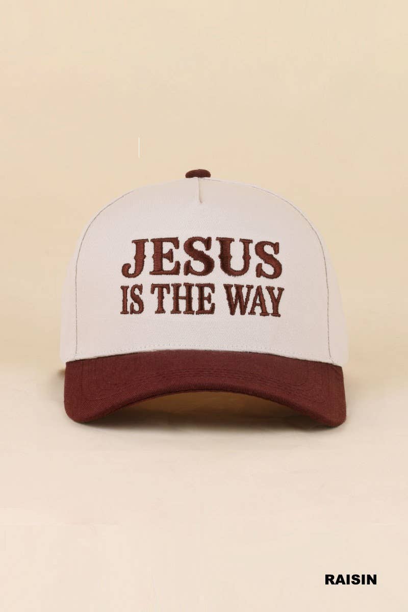 `Jesus Two Tone Cotton Cap: LEOPARD-192519 / OS