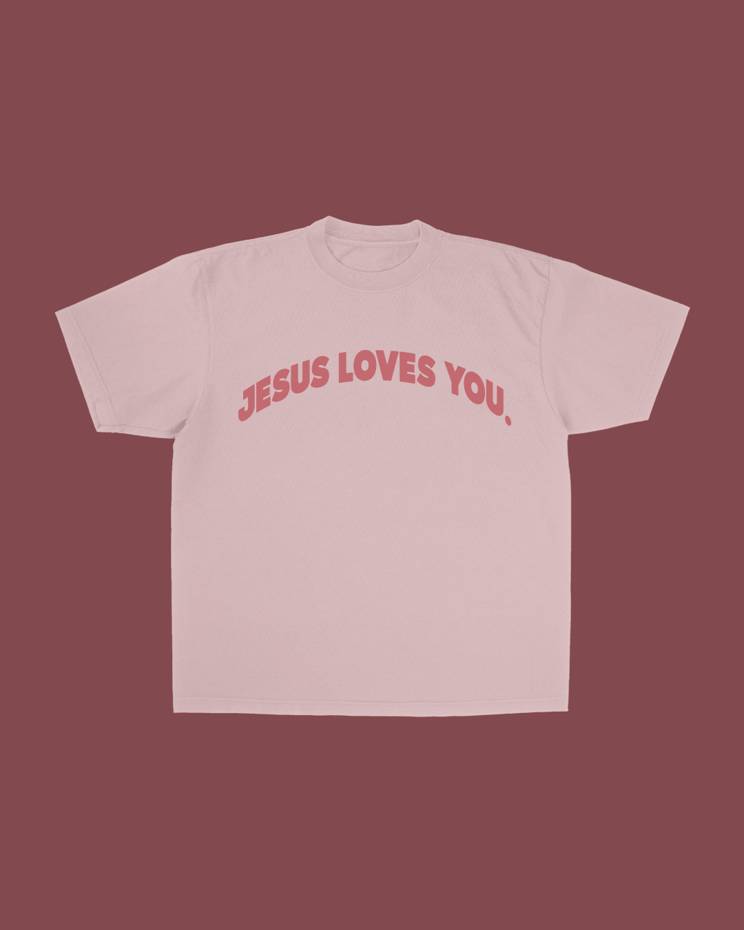 NEW || "A New Heaven & New Earth" Tee || Light Pink: XL