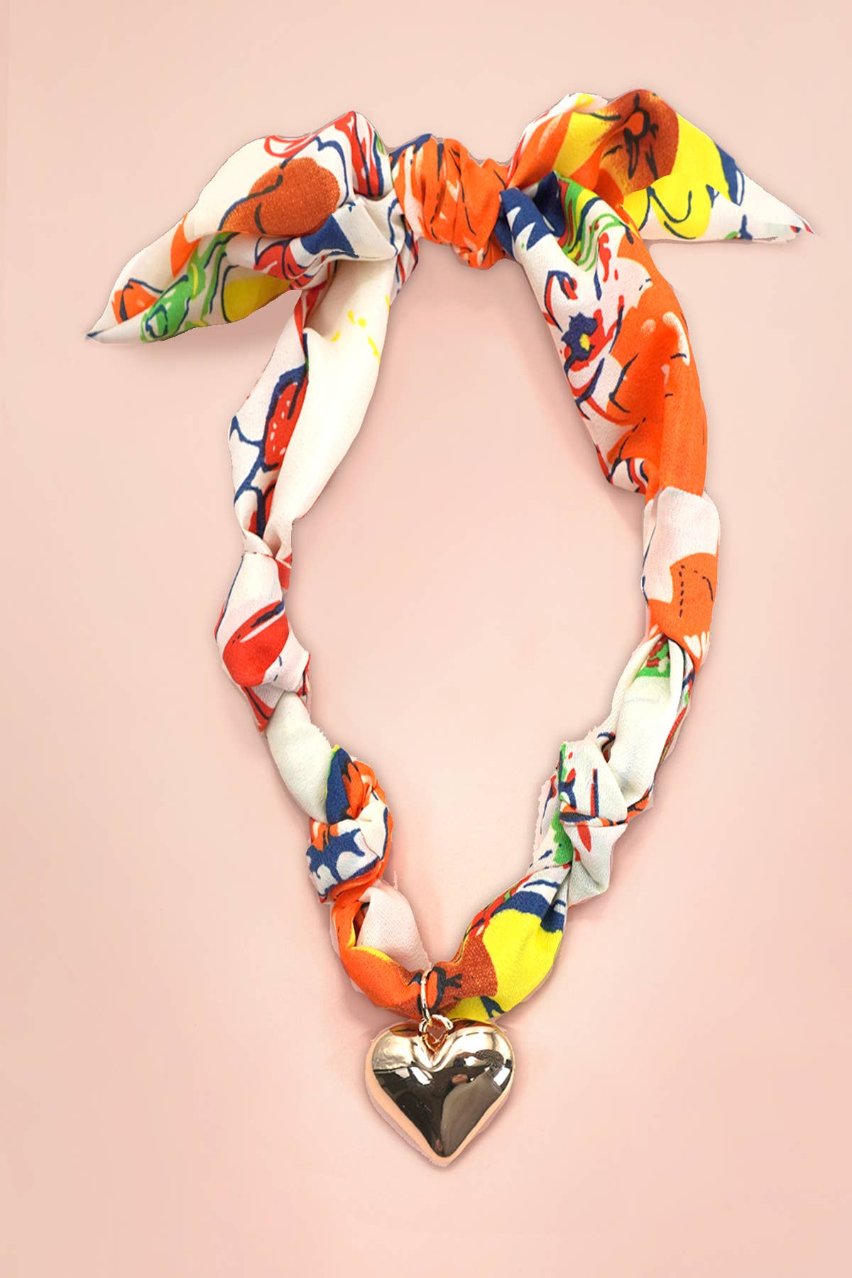 HANDMADE SCARF CHARM NECKLACE | 80N91790: A