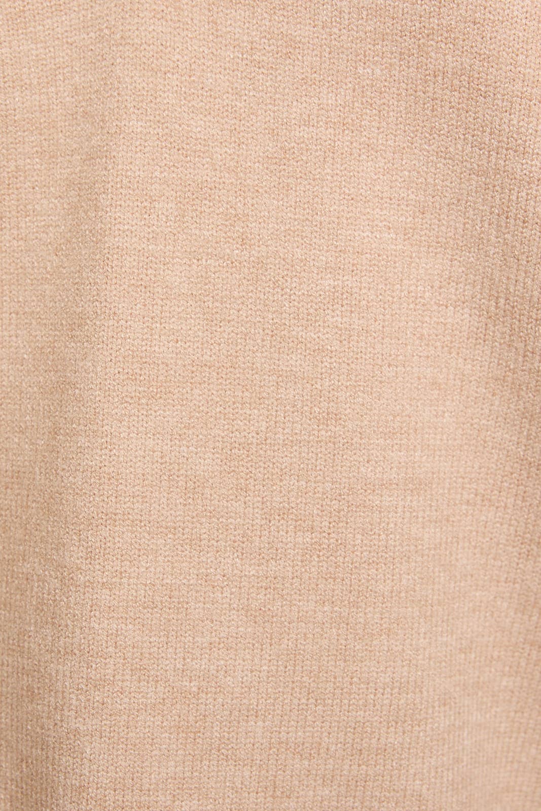 V-NECK OVERSIZED SWEATER: DUSTY PINK / M