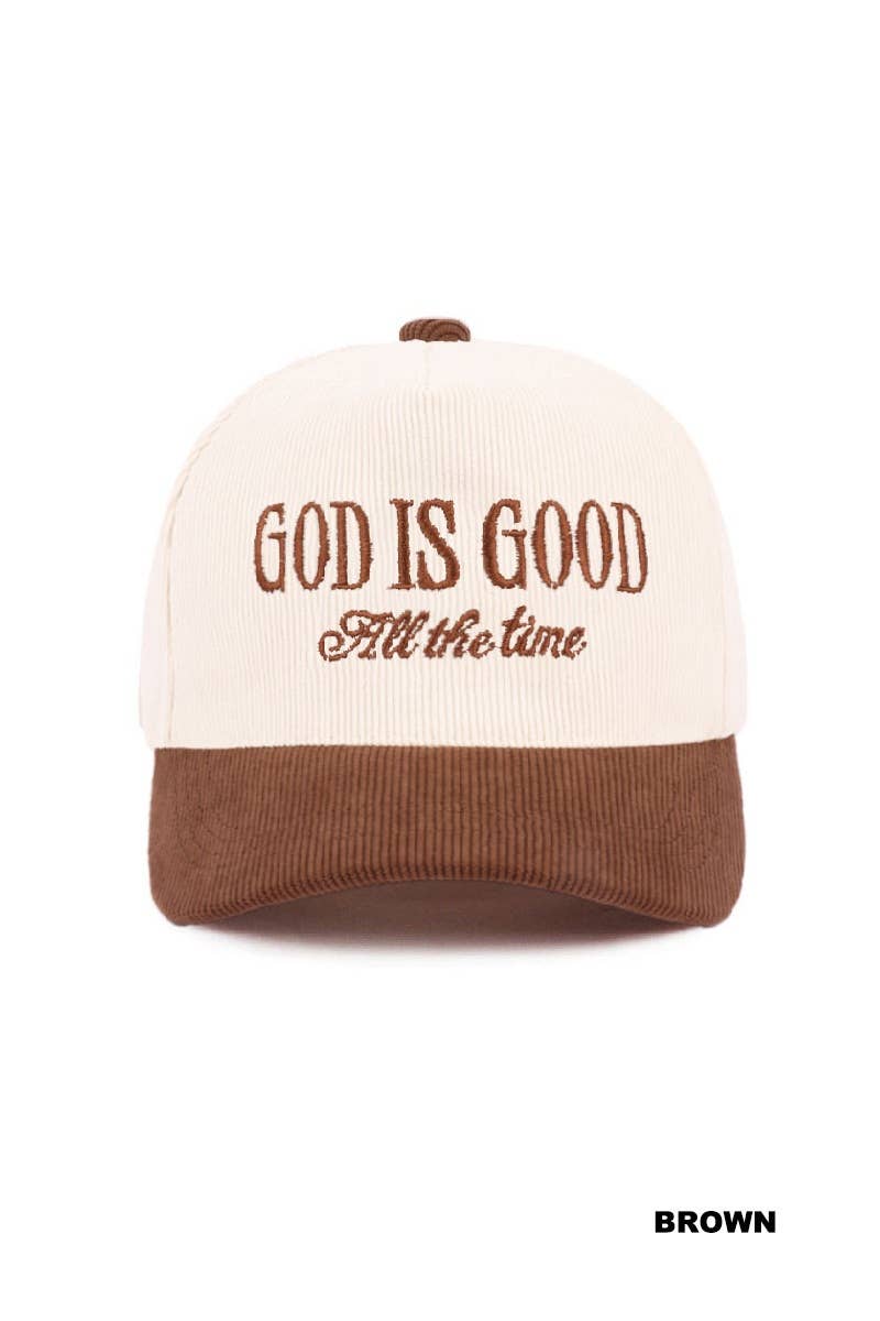 `Two Tone Corduroy Cap : LEOPARD-190227 / OS