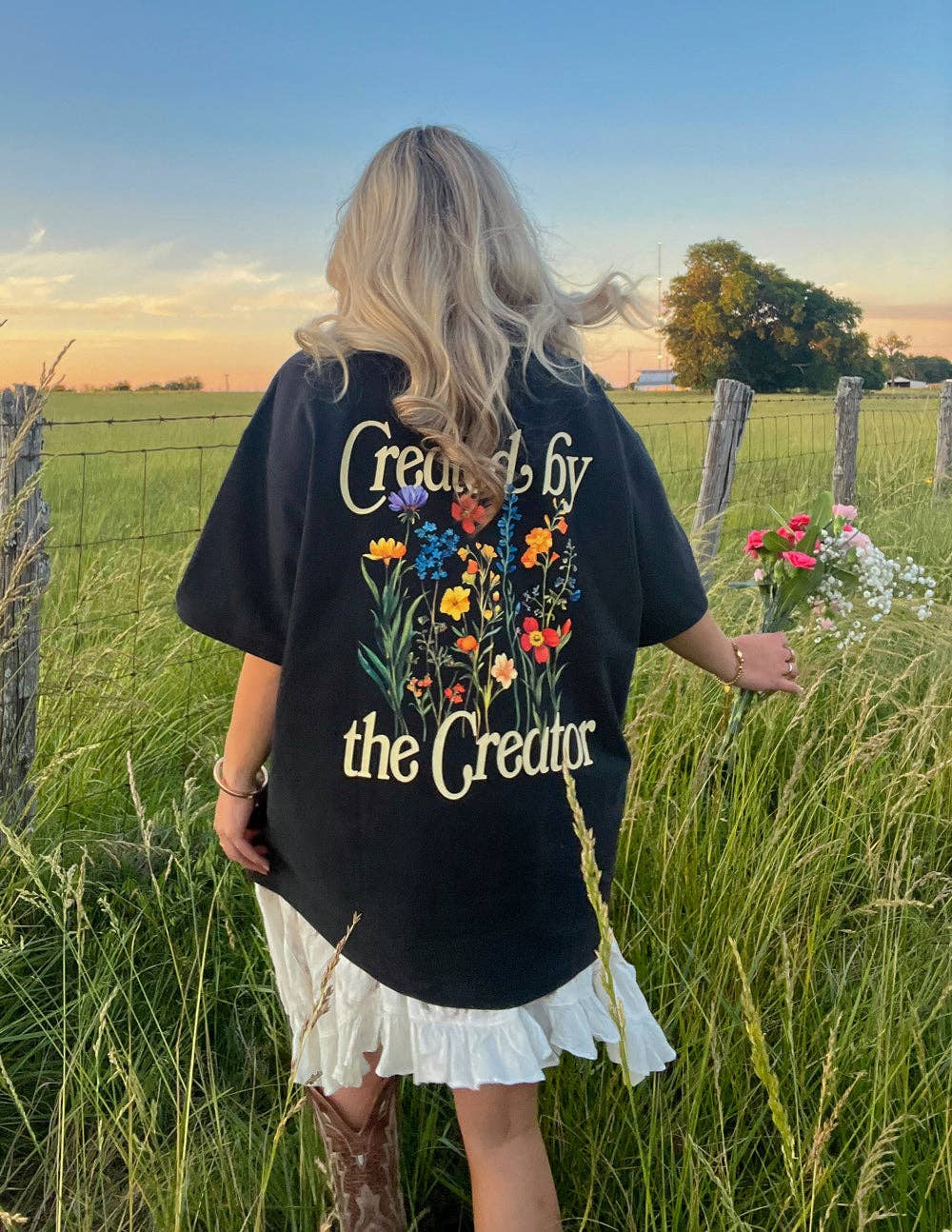 Created by the Creator Unisex Tee: L