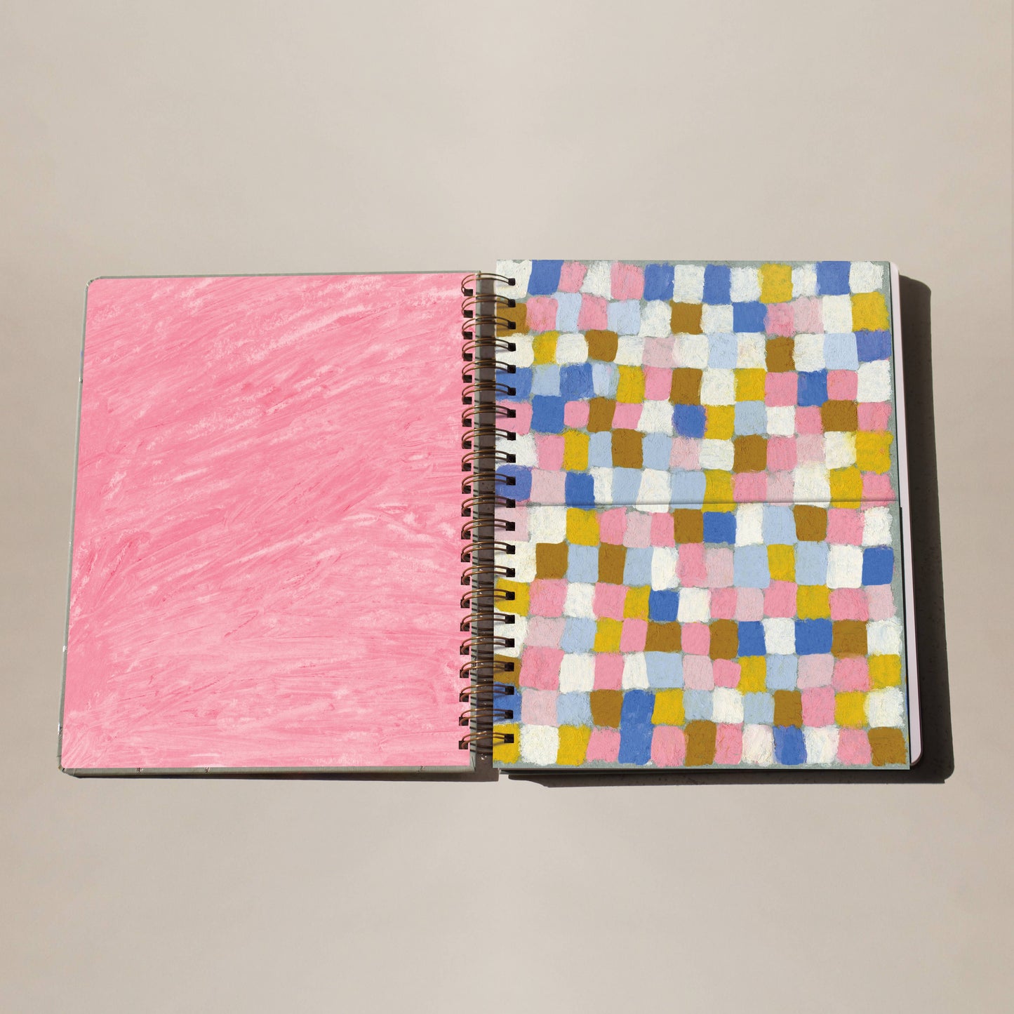 Pastel Weave Seedlings Big 8.5" x 11" Notebook