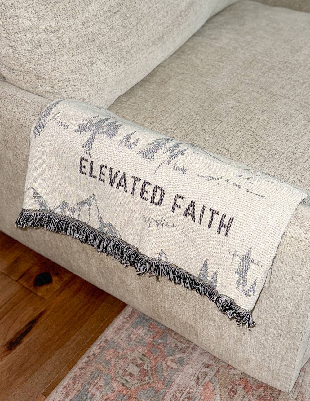 Mountainscape Throw Blanket