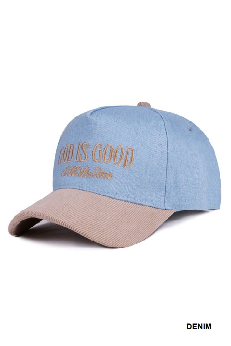 `Two Tone Corduroy Cap : LEOPARD-190227 / OS
