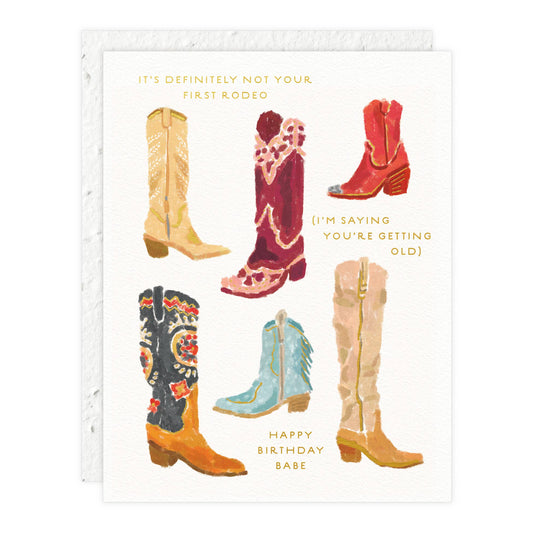 Not Your 1st Rodeo - Birthday Card