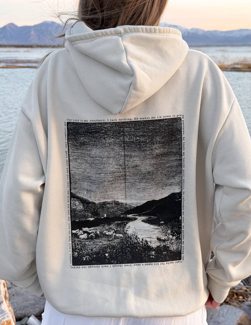 Psalm 23 Unisex Hoodie: M