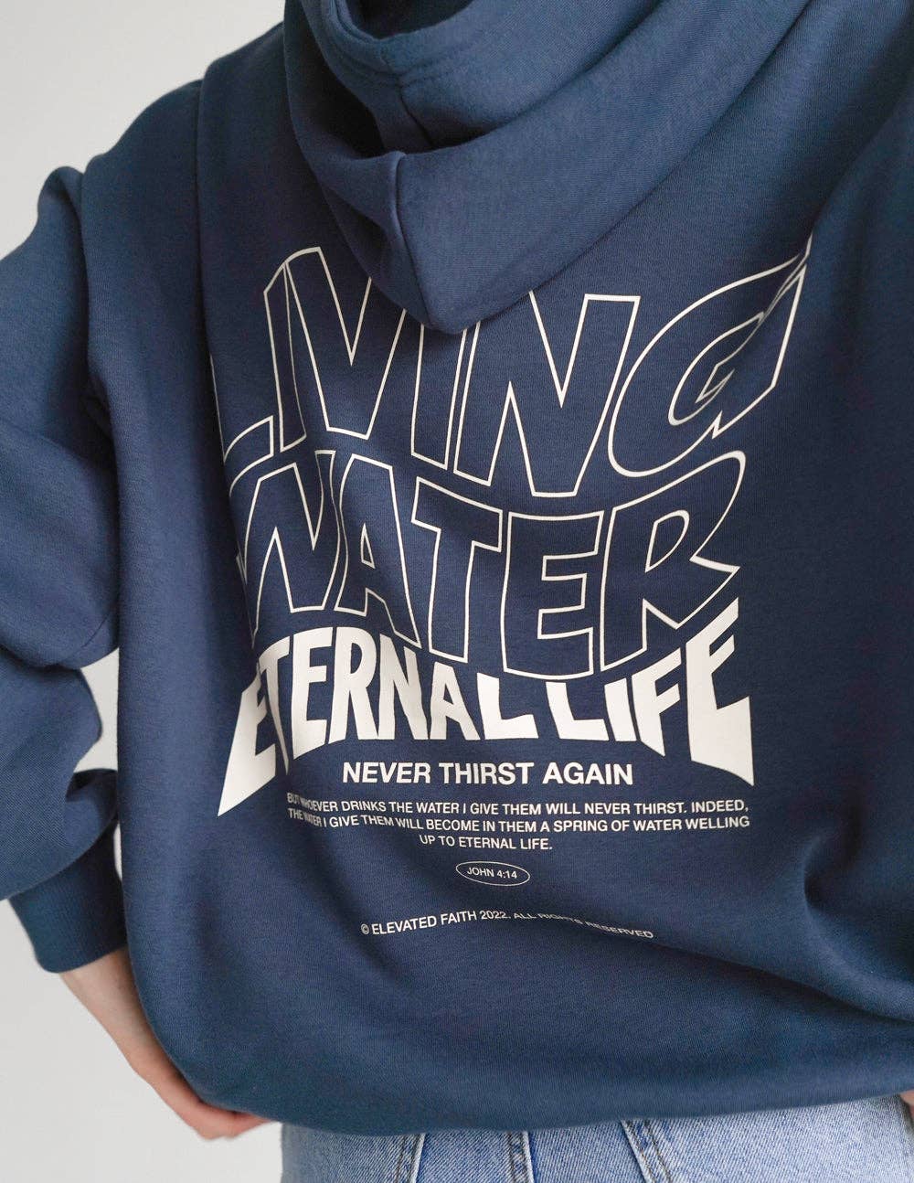 Living Water Unisex Hoodie: M