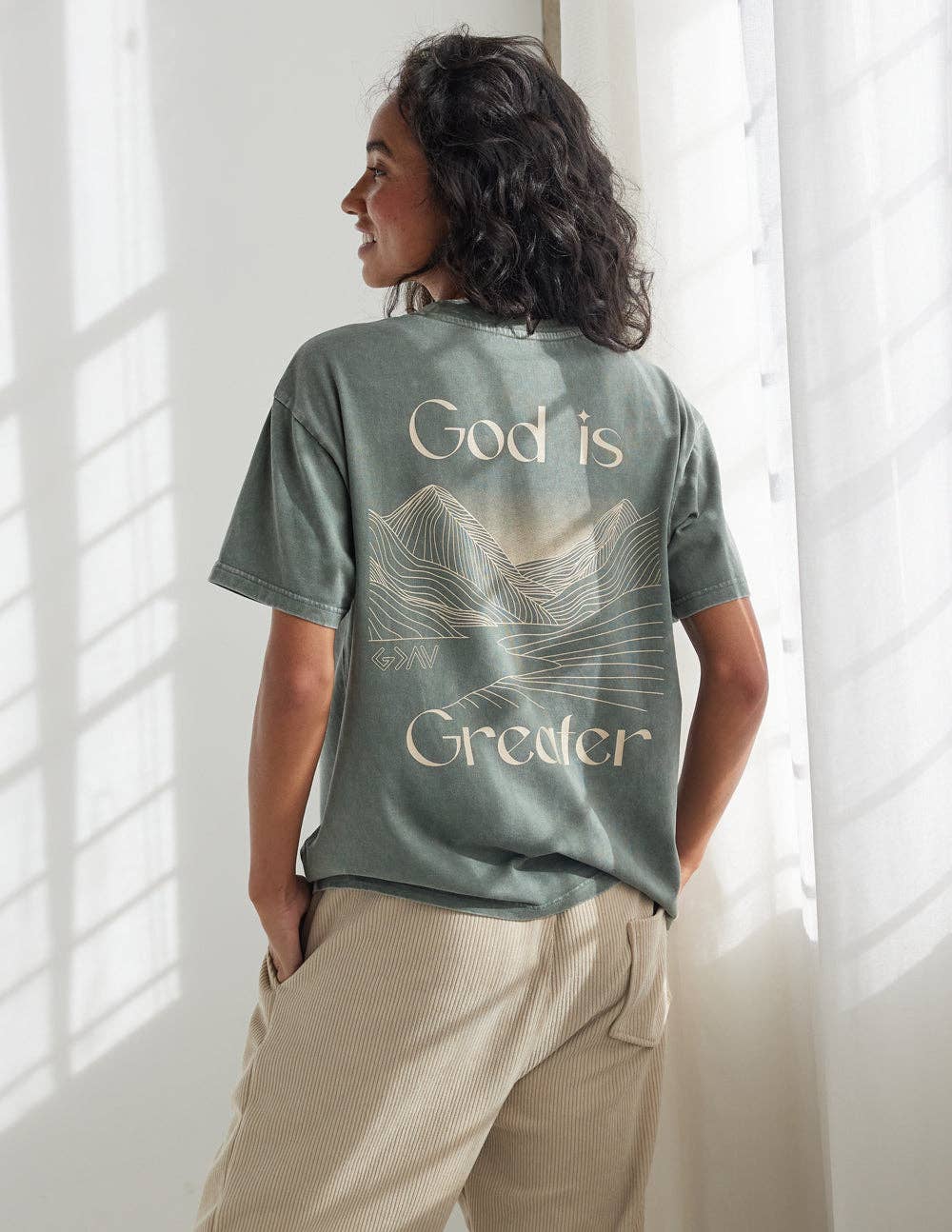 God Is Greater Unisex Tee: M