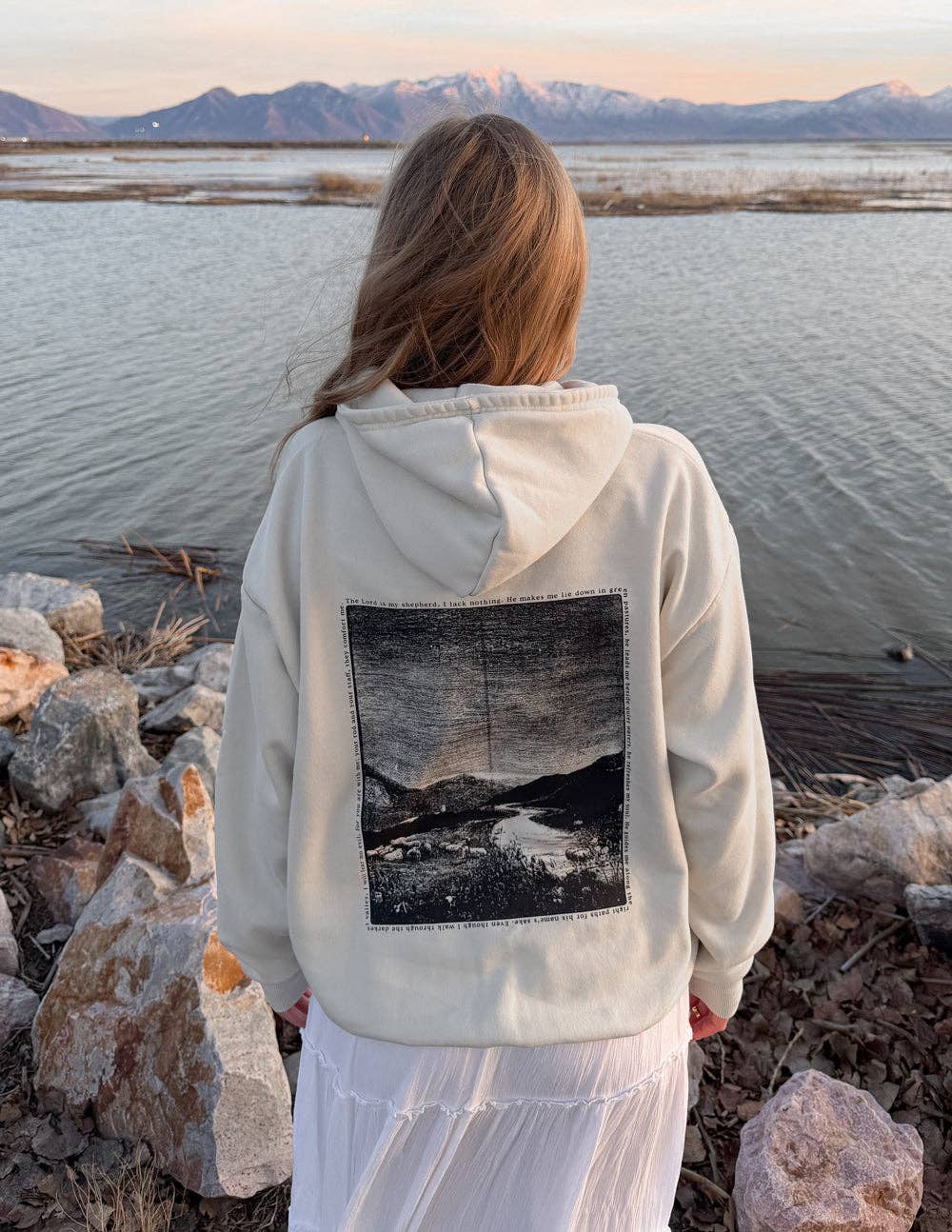 Psalm 23 Unisex Hoodie: M