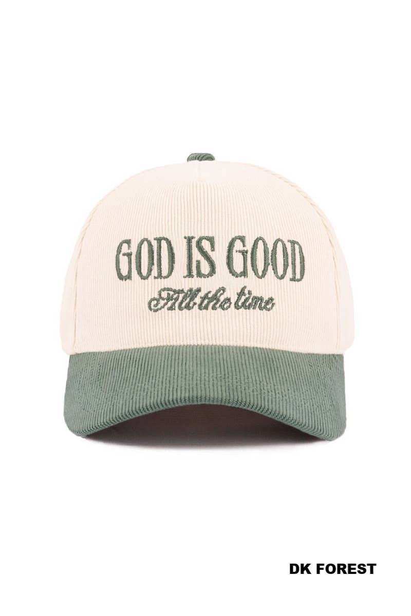 `Two Tone Corduroy Cap : LEOPARD-190227 / OS