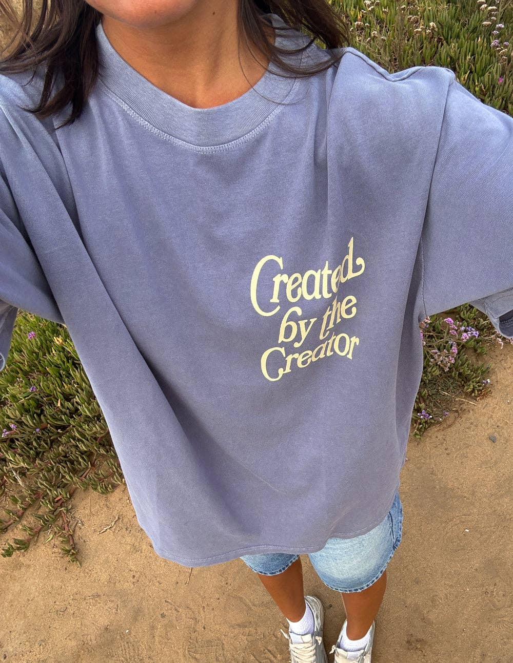 Created by the Creator Plum Unisex Tee: 2XL