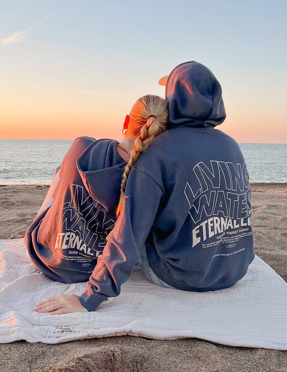 Living Water Unisex Hoodie: XL